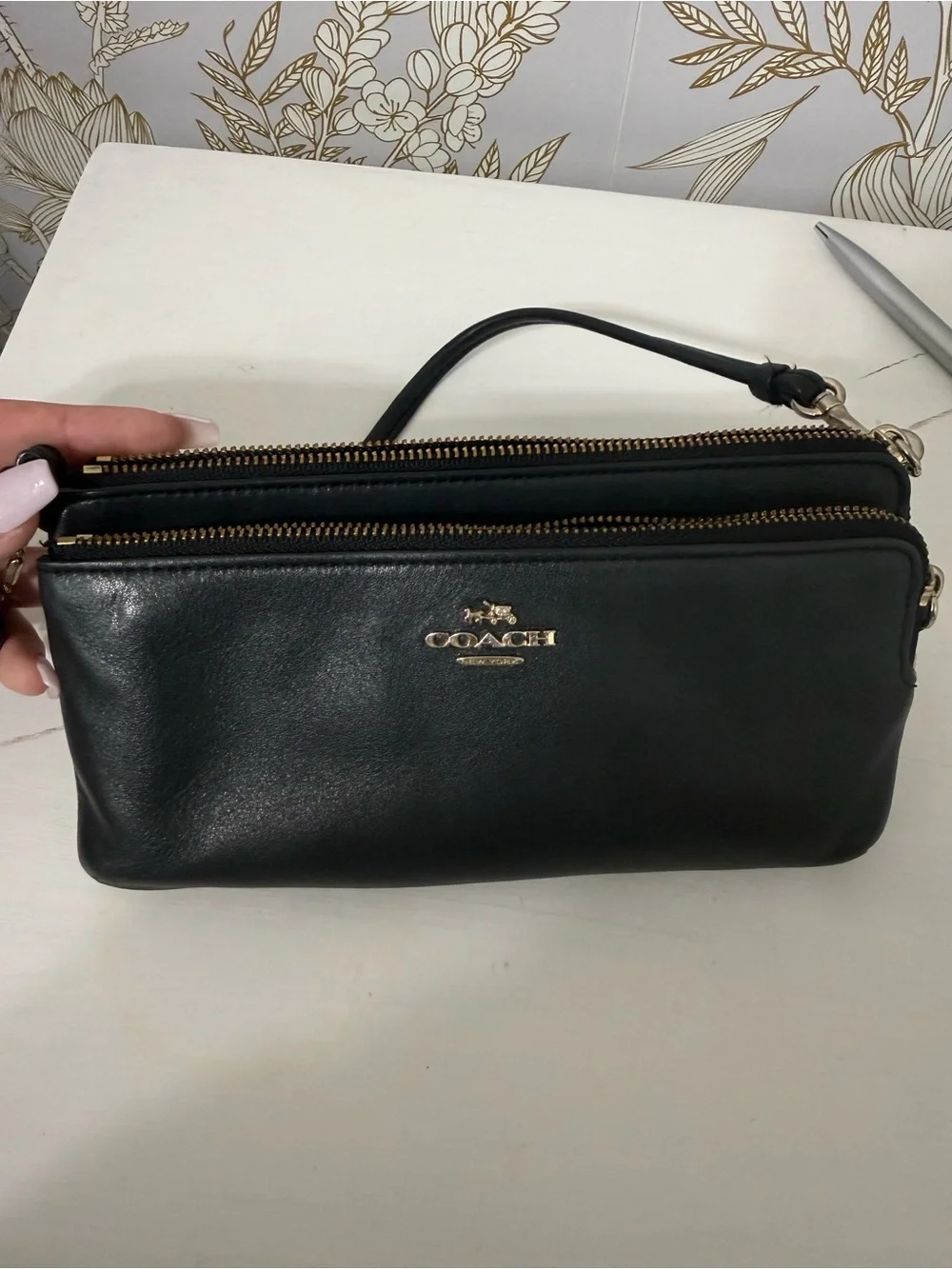 Coach sleek wristlet